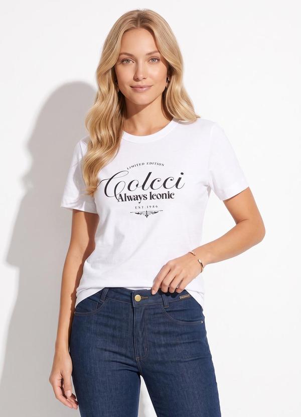 Camiseta em Algodão Off White