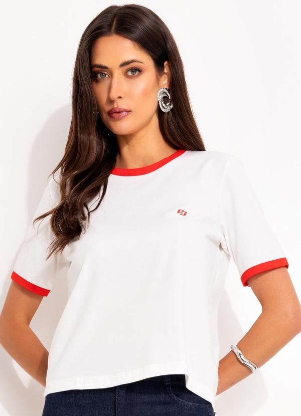 Camiseta em Malha Bege