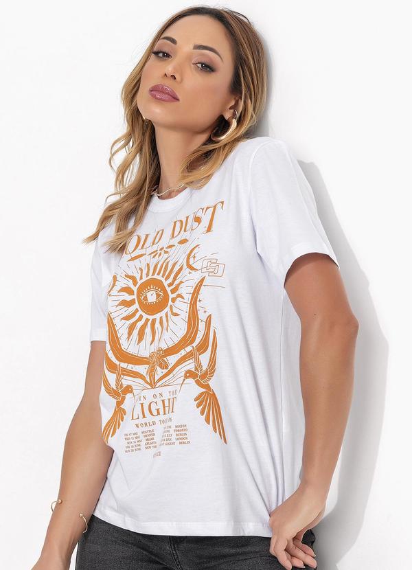 Camiseta Estampada Branco
