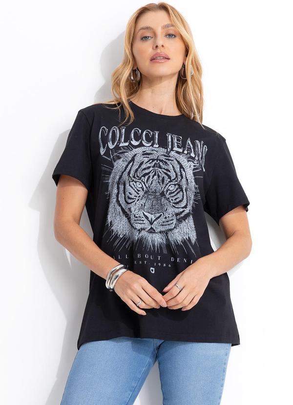 Camiseta Estampada Cj Preto