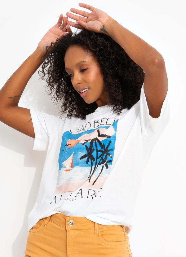 Camiseta Estampada Off White