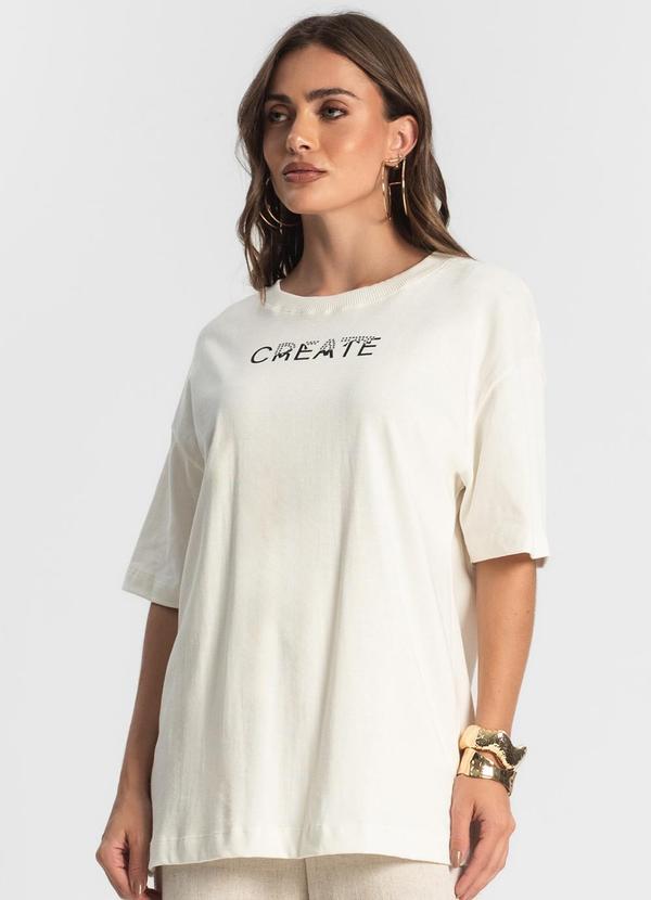 Camiseta Feminina Bege