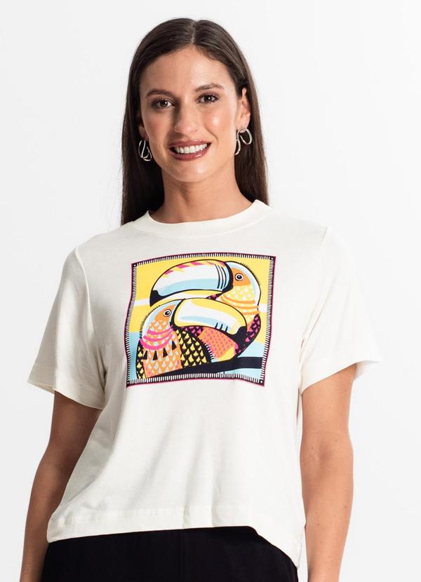 Camiseta Feminina Bege