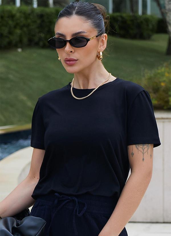 Camiseta Feminina Tech Modal Preto