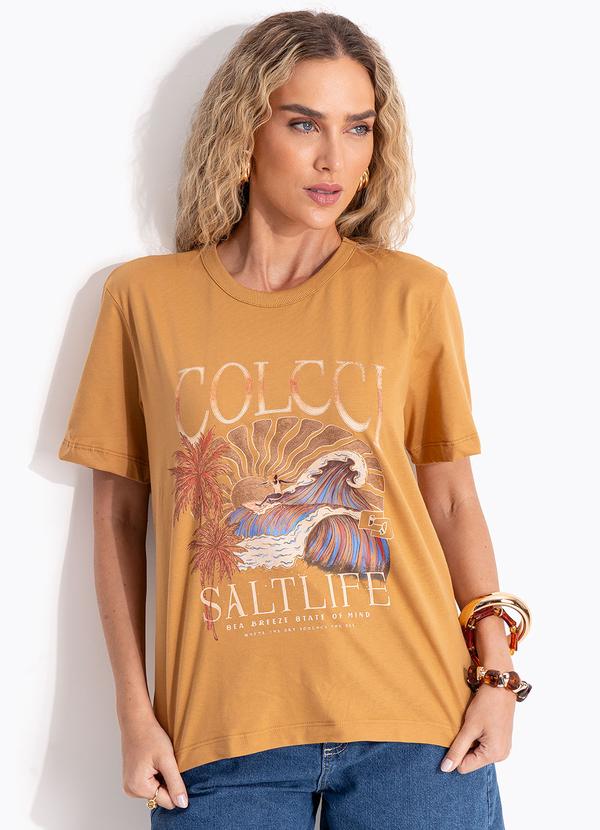 Camiseta Marrom