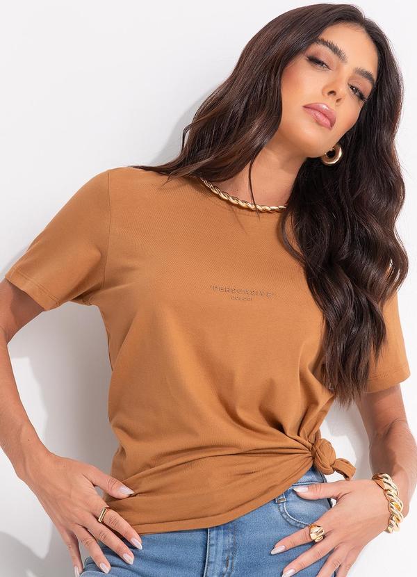 Camiseta Marrom