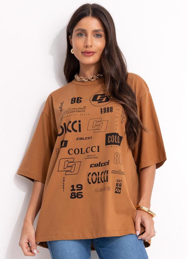 Camiseta Marrom