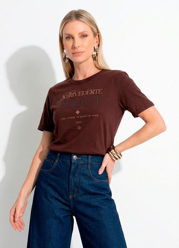 Camiseta Marrom