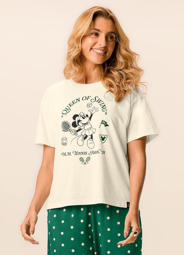 Camiseta Queen Of Swing Disney® Off White