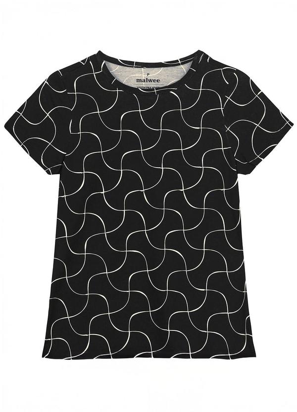 Camiseta Slim Fine Line Preto