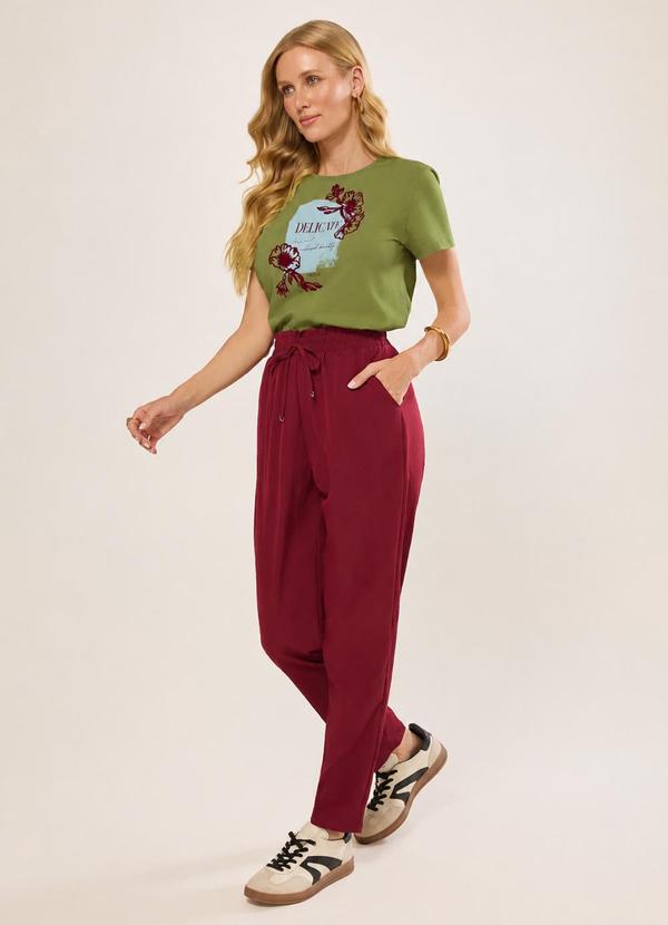 T-Shirt Delicate Flocado Verde Cacto