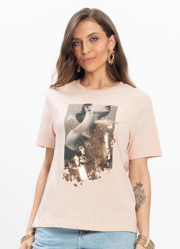 T-Shirt Feminina Rosa