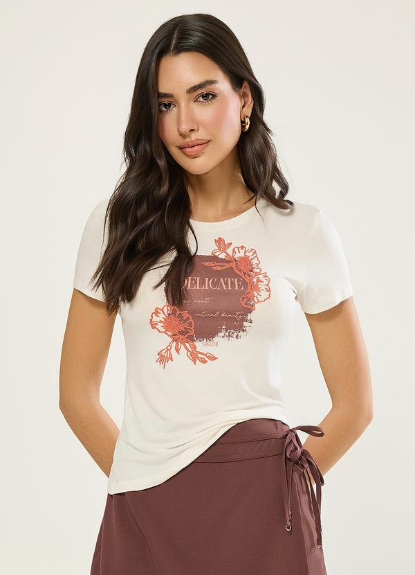 T-Shirt Justa Delicate Off White