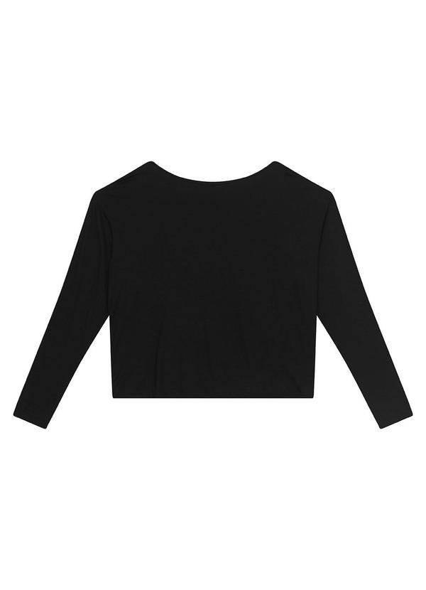 Blusa Ampla Degagê em Viscose Preto