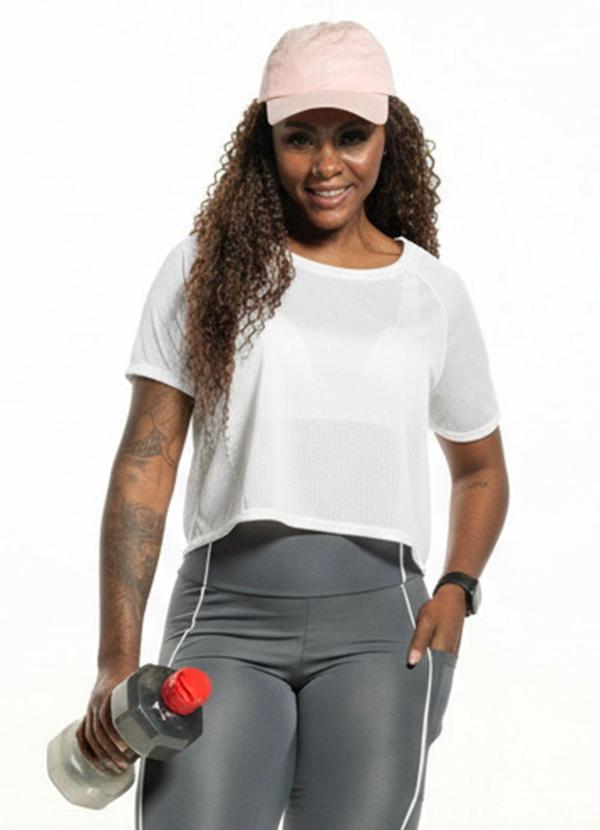 Blusa Cropped Branco