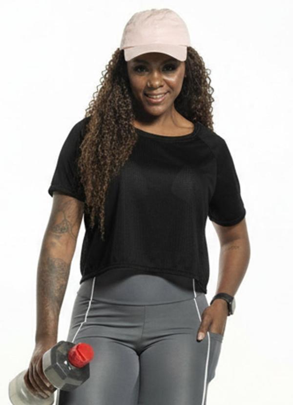 Blusa Cropped Preto