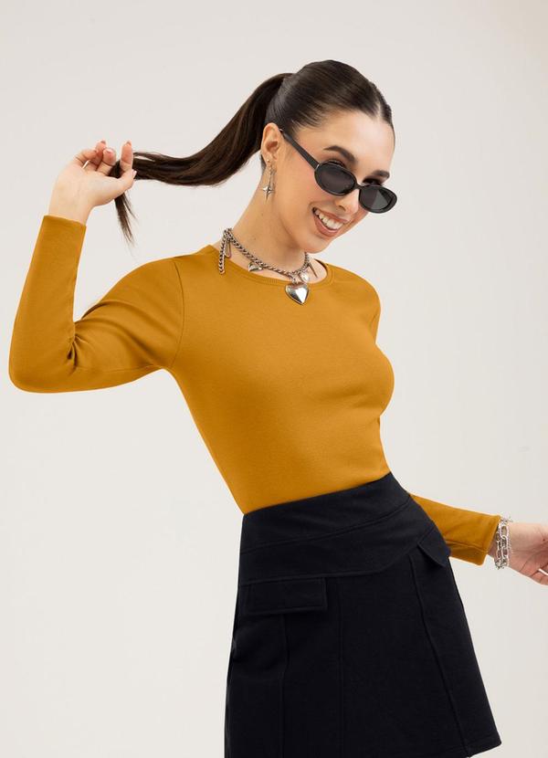 Blusa em Algodão Laranja