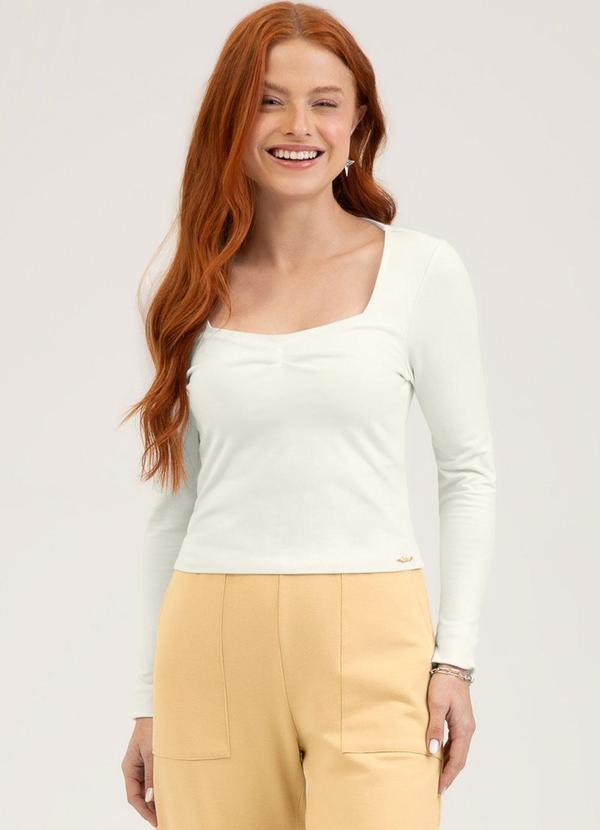 Blusa em Cotton Branco