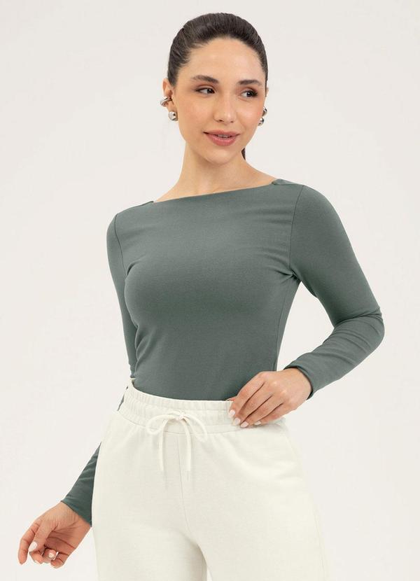 Blusa em Cotton Cinza