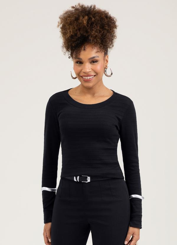 Blusa em Cotton Preto