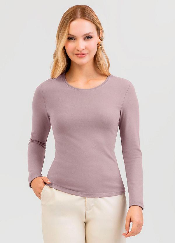 Blusa em Cotton Roxo