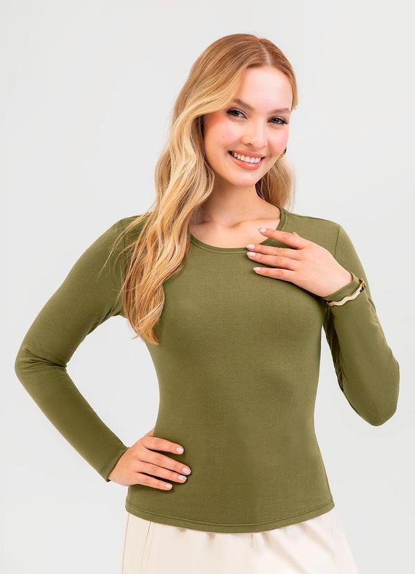 Blusa em Cotton Verde