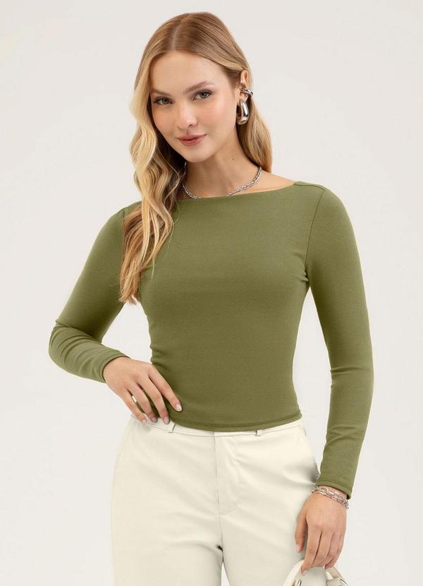 Blusa em Cotton Verde
