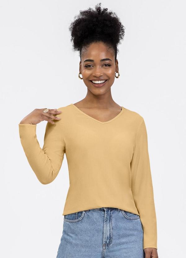 Blusa em Misturinha Amarelo
