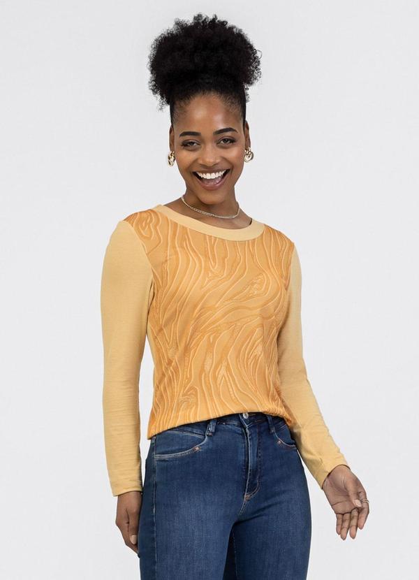 Blusa em Misturinha Amarelo