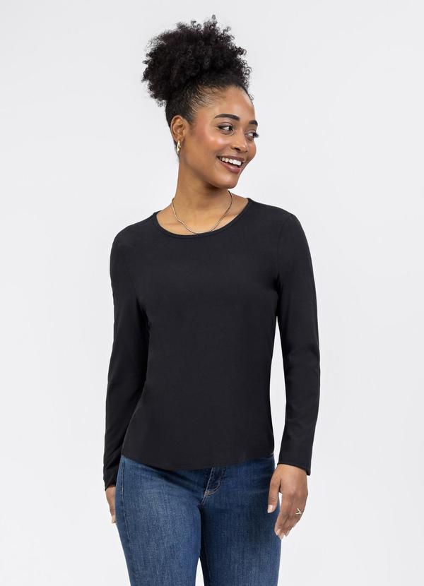 Blusa em Misturinha Preto
