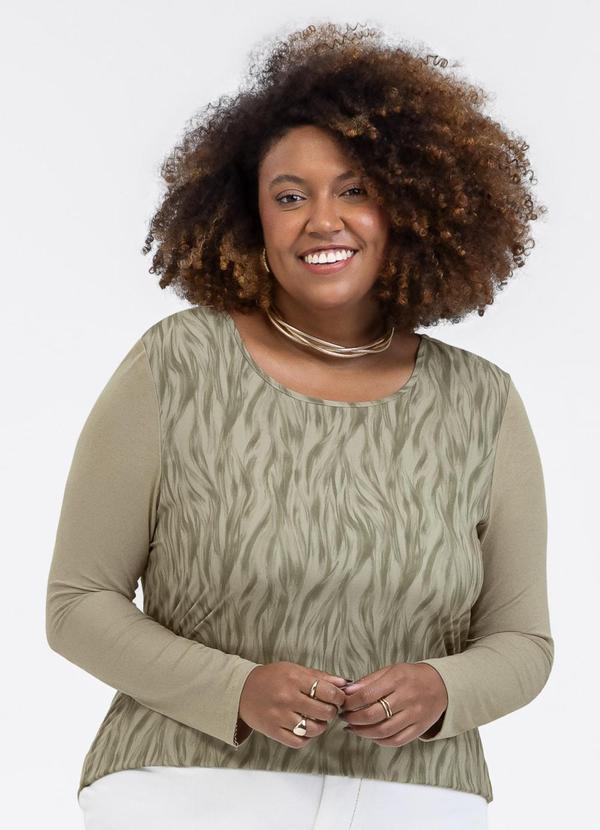 Blusa em Misturinha Verde