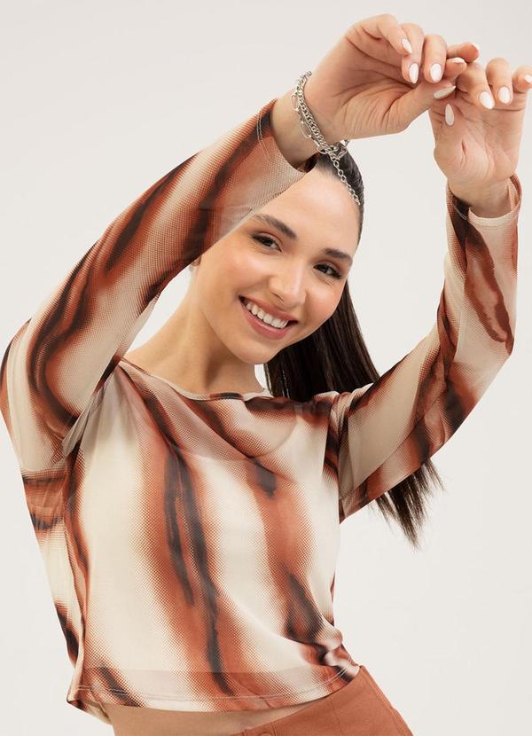 Blusa em Tule Off White