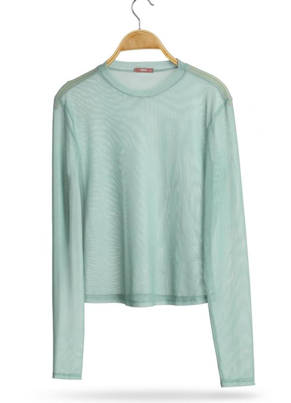 Blusa em Tule Verde Claro