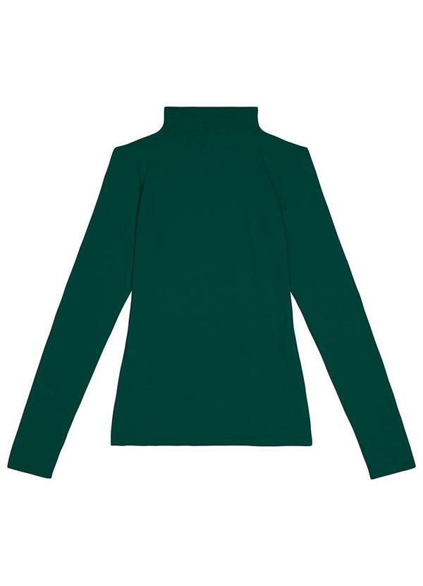 Vista 2 Blusa em Viscose Feminina Verde Malwee Malwee
