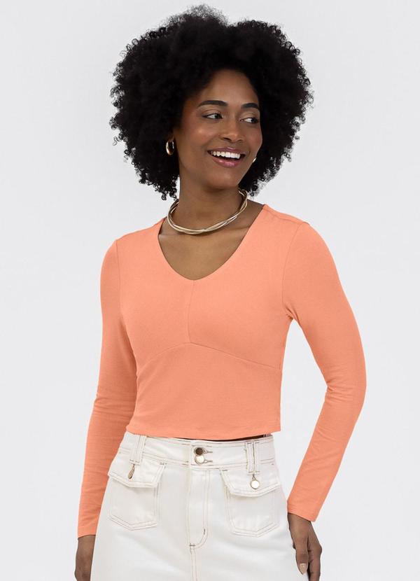 Blusa em Viscose Laranja