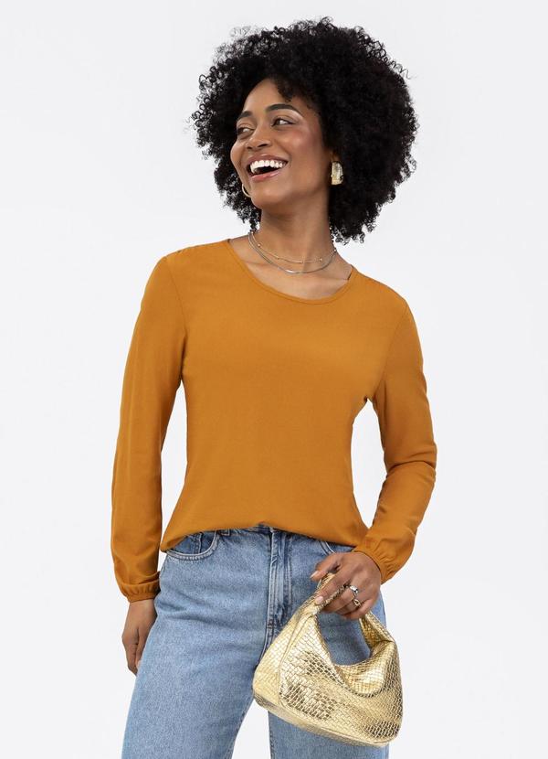 Blusa em Viscose Laranja