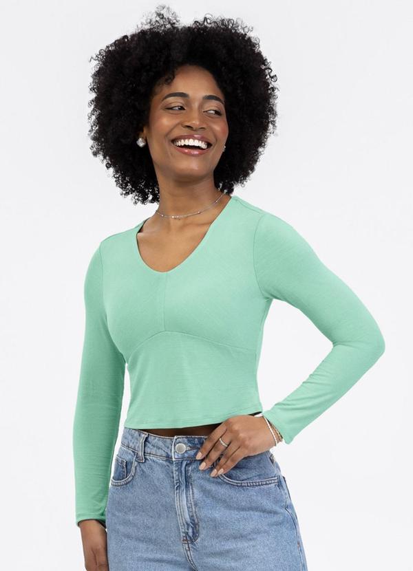 Blusa em Viscose Verde