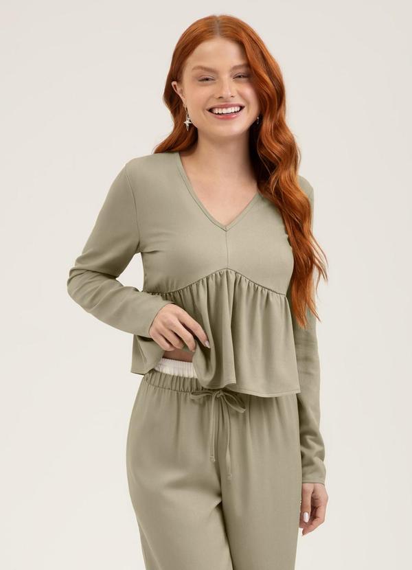Blusa em Viscose You Marrom Claro