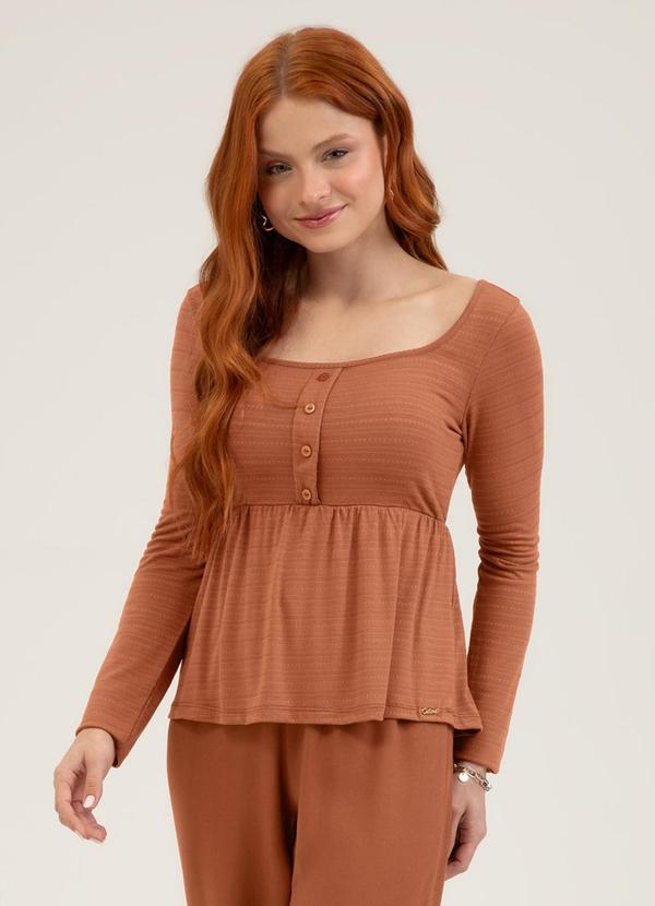 Blusa em Viscose You Marrom