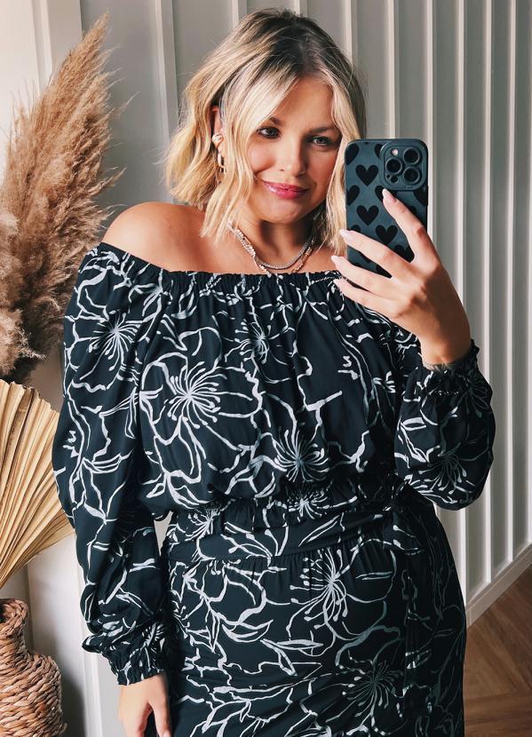Blusa Feminina Adulto Preto