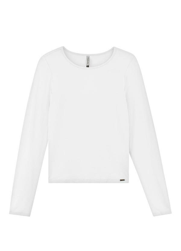 Blusa Feminina Manga Longa Branco