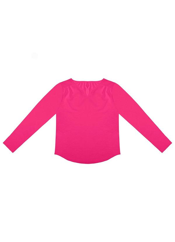Blusa Feminina Manga Longa Rosa