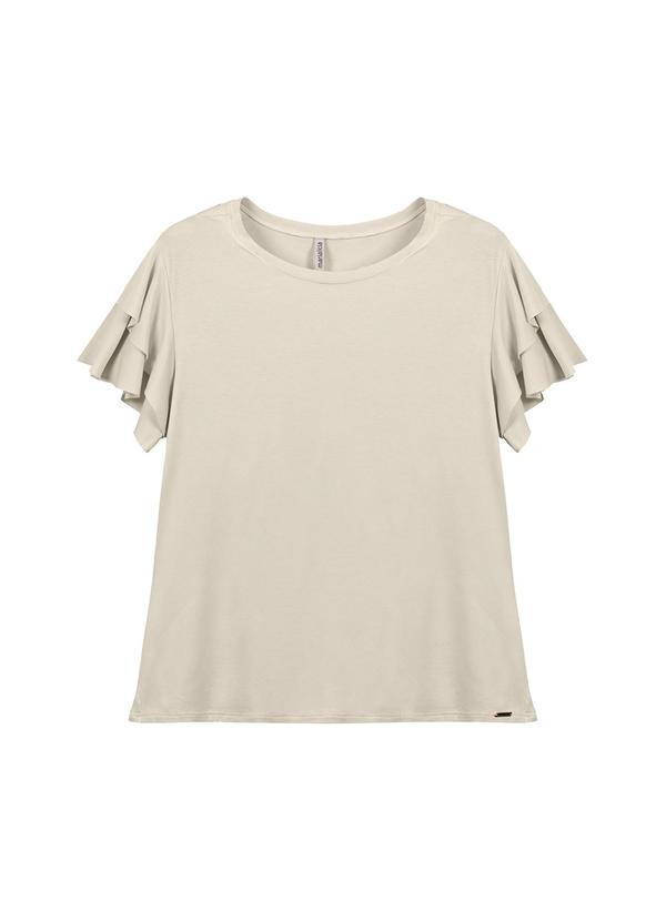 Vista 2 Blusa Feminino Adulto Cinza Marialícia Marialícia