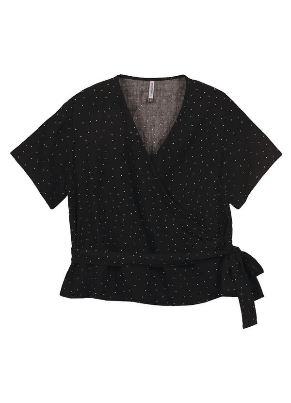 Blusa Feminino Adulto Preto