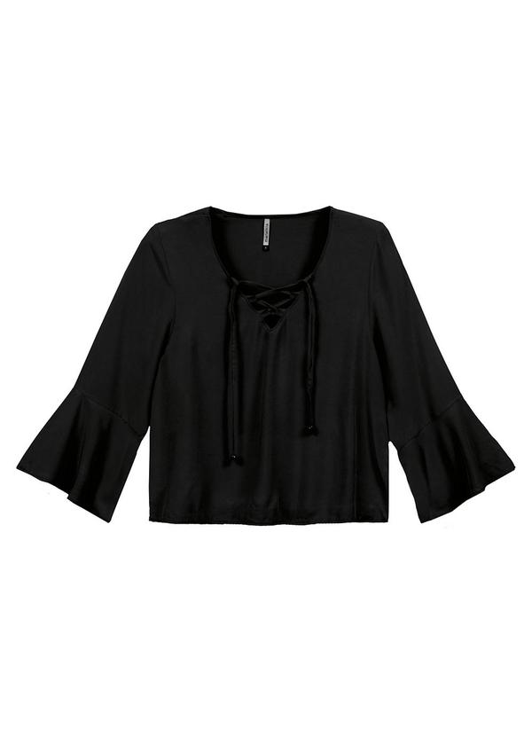 Blusa Feminino Adulto Preto