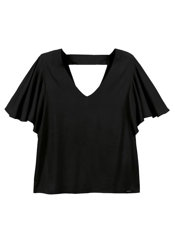 Blusa Feminino Adulto Preto