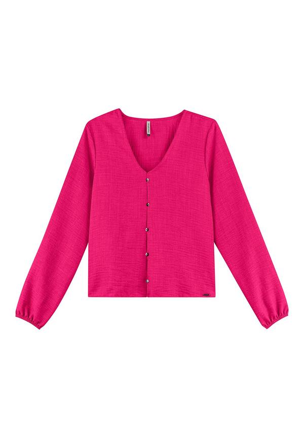 Vista 2 Blusa Feminino Rosa Marialícia Marialícia