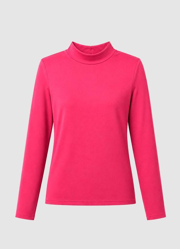 Blusa Gola Alta Suplex Térmico Segunda Pele Rosa