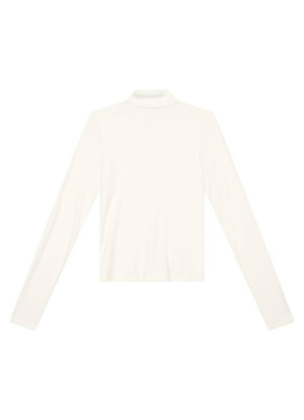 Blusa Justa Canelada Off White