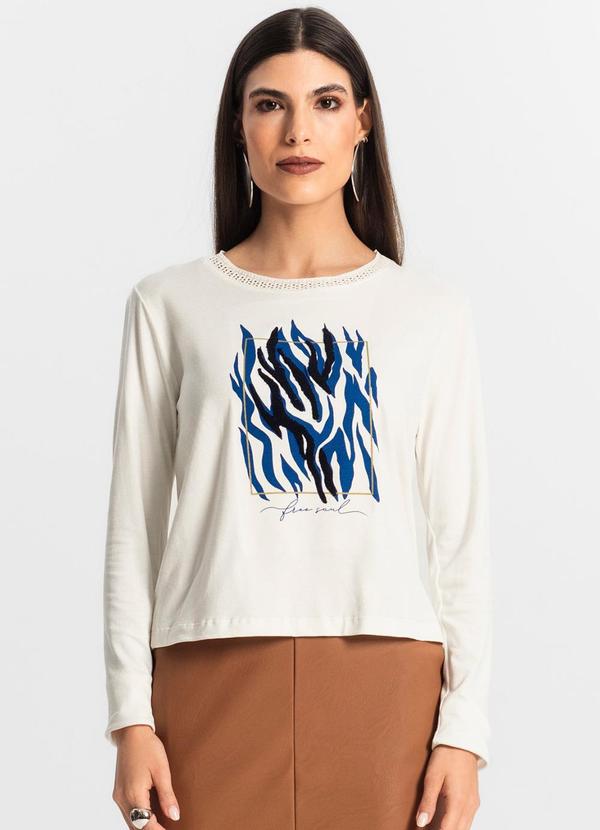 Blusa Manga Longa Bege